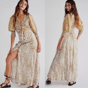 NWOT Free People String Of Hearts Maxi Dress - Size Medium